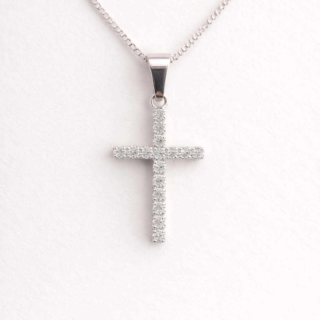 Collar cruz circones
